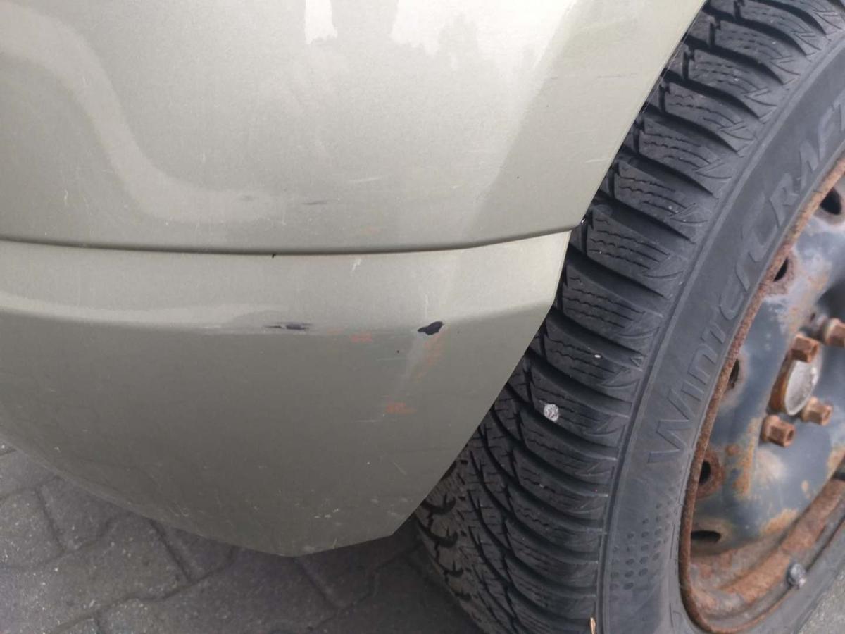 Dacia Sandero original Stoßstange Stossfänger hinten Beige TEHNL Bj.2008